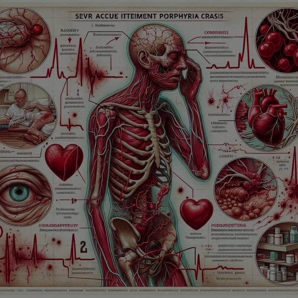 Quels sont les signes d'une crise de porphyrie aiguë intermittente sévère?